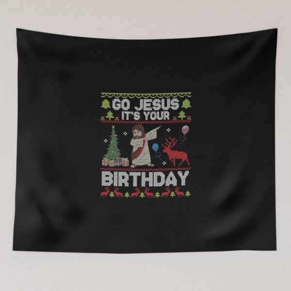 Item preview, Dabbing With Tree Reindeer Snow Go Jesus It'S Your Birthday designed and sold by jimisondale.