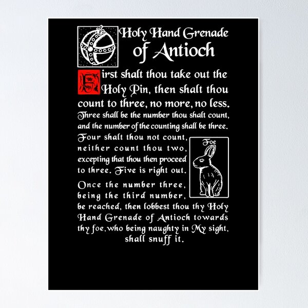 Item preview, Holy Hand Grenade Of Antioch designed and sold by MARKCARNEY.
