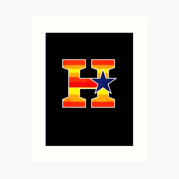 Houston Astros H Logo Star Background Crush City & Graffiti