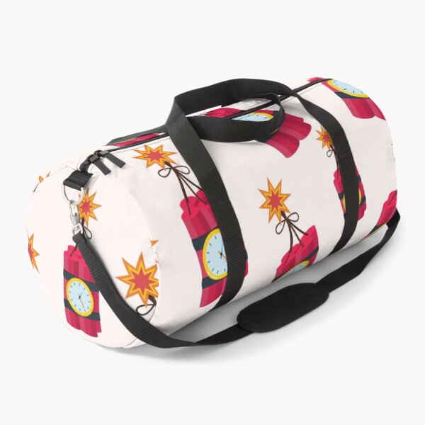 Item preview, tnt explosion dynamite bomb seamless pattern designed and sold by werezu.