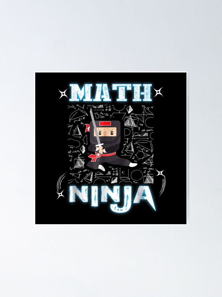 Real Math Ninja - Cool Maths T-Shirt For Kids Warrior Real Math Ninja - Cool Maths T-Shirt For Kids Warrior