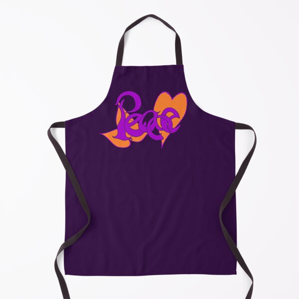 Item preview, Peace Calligraffiti Hippie Loveheart - Purple designed and sold by PATRICIA CASTILLA PEREZ.
