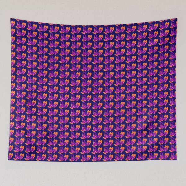 Item preview, Peace Calligraffiti Hippie Loveheart - Purple designed and sold by PATRICIA CASTILLA PEREZ.