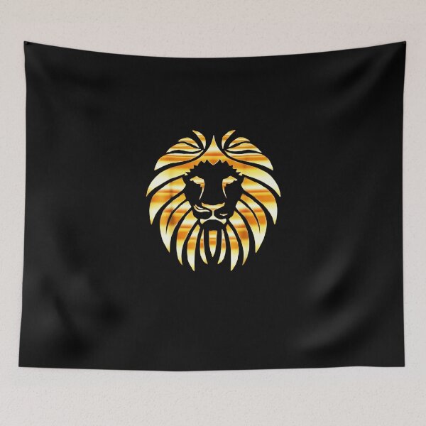 Item preview, Metallic Gold King Lion Jungle designed and sold by MARKCARNEY.
