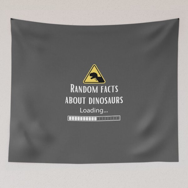 Item preview, Random facts about dinosaurs loading - Funny dinosaur design designed and sold by Theleochick.