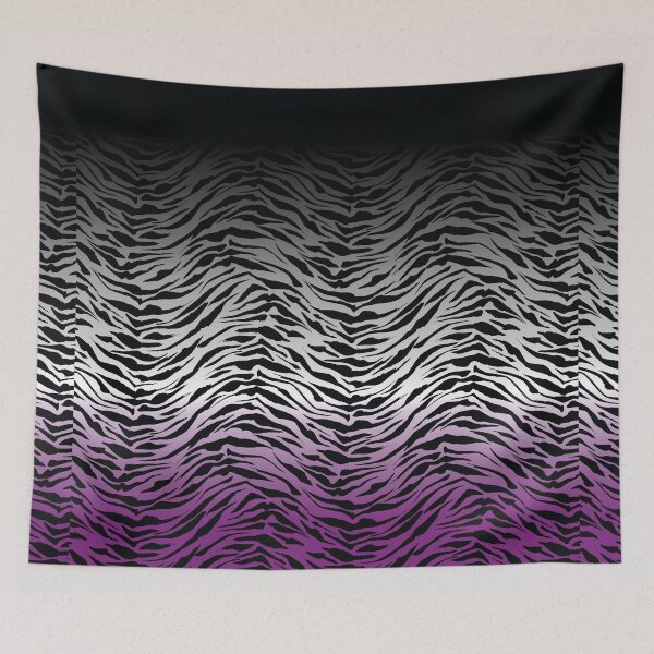 Artikelvorschau, LGBT Asexual Pride Flag Geschenk, Nonsexual Identity Pride Flag, Tiger Ledermuster entworfen und verkauft von ArtsyloShop.