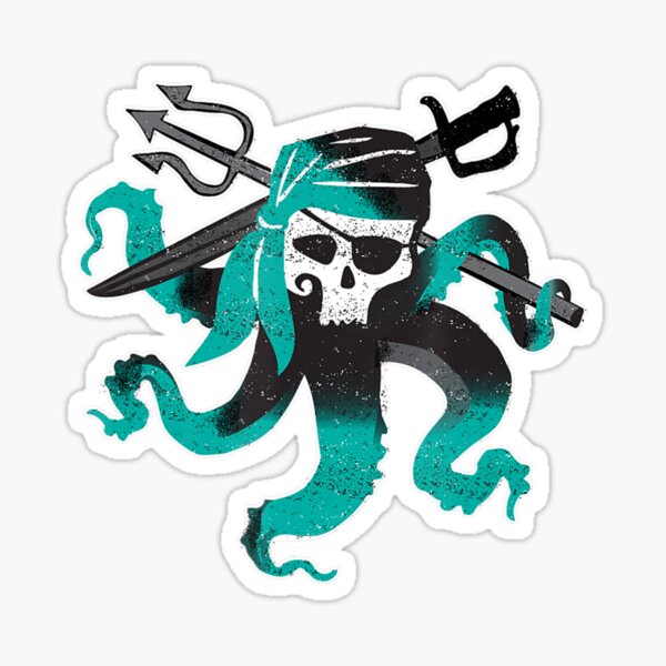 Vista previa del artículo con la obra «Descendants 2 Uma Pirate Octopus», diseñado y vendido por KittyNikolaus.
