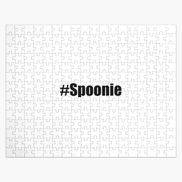 Spoonie Hashtag - # Spoonie Jigsaw Puzzle