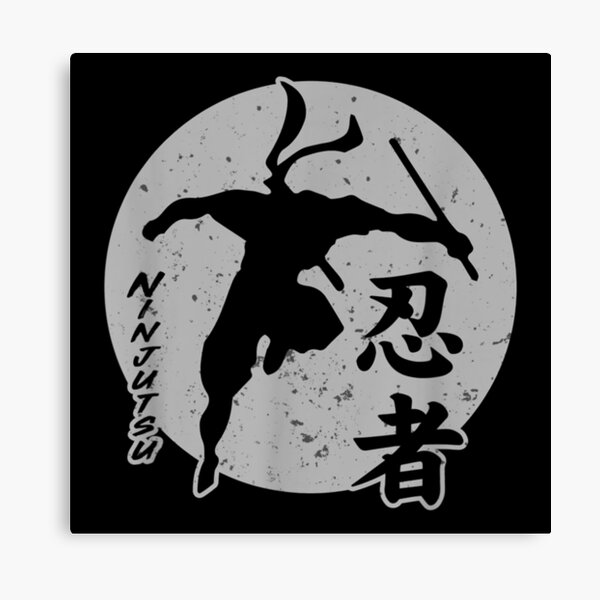 Ninjutsu Sun Master Ninja Martial Art Fighting T- Canvas Print