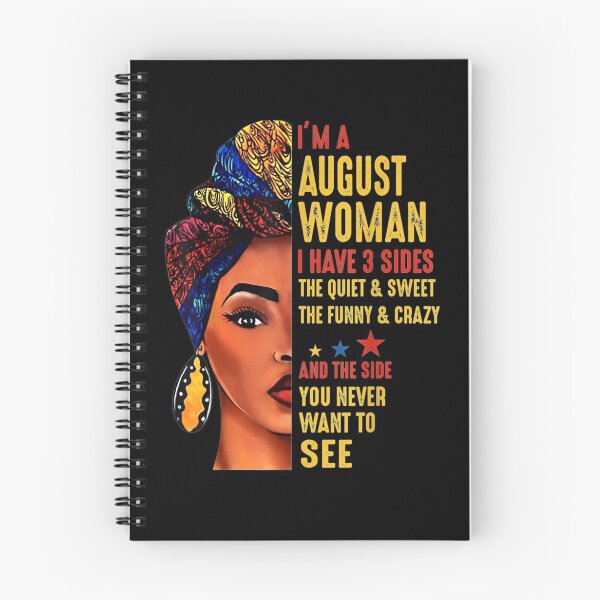 Item preview, I'm A August Woman I Have 3 Sides Women Blacki Birthday Gift  designed and sold by lindafrances.