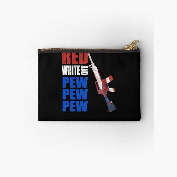 Item preview, Red White And Pew Pew Pew AR15 2A Pro 2nd Amendment Gun Rights designed and sold by American-Proud.
