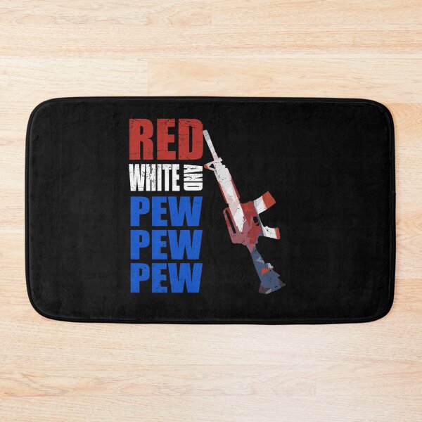 Item preview, Red White And Pew Pew Pew AR15 2A Pro 2nd Amendment Gun Rights designed and sold by American-Proud.