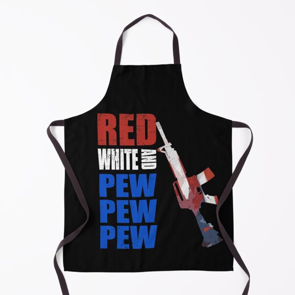 Item preview, Red White And Pew Pew Pew AR15 2A Pro 2nd Amendment Gun Rights designed and sold by American-Proud.