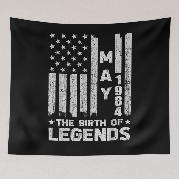 Item preview, 37th Birthday May 1984 The Birth Of Legends Gift  designed and sold by rubysheila.