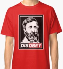 Henry David Thoreau "Disobey" Classic T-Shirt