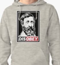 Henry David Thoreau "Disobey" Pullover Hoodie