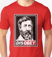 Henry David Thoreau "Disobey" Unisex T-Shirt
