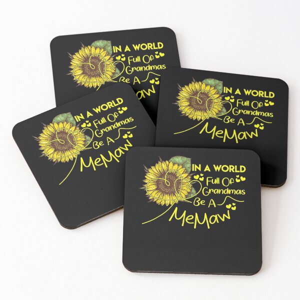 Item preview, In A World Full Of Grandmas Be A Memaw Sunflower Gift  designed and sold by rubysheila.