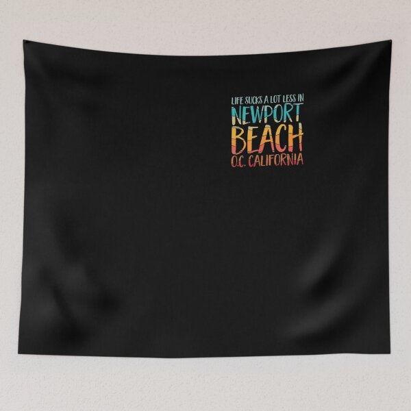 Item preview, Double Sided Life Sucks A Lot Less Newport Beach Surf Gift  designed and sold by lindafrances.