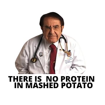 Artwork thumbnail, Dr Nowzaradan Sticker Protein in Mashed Potato by kenadams403