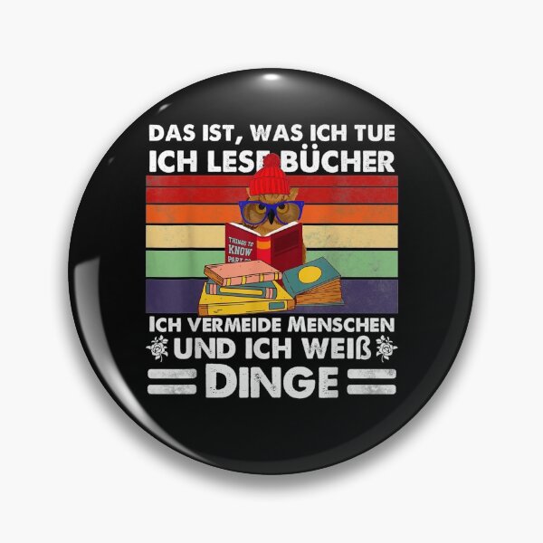 Artikelvorschau, Das ist, was ich mache lustige Buchleser in deutschem Geschenk entworfen und verkauft von rubysheila.
