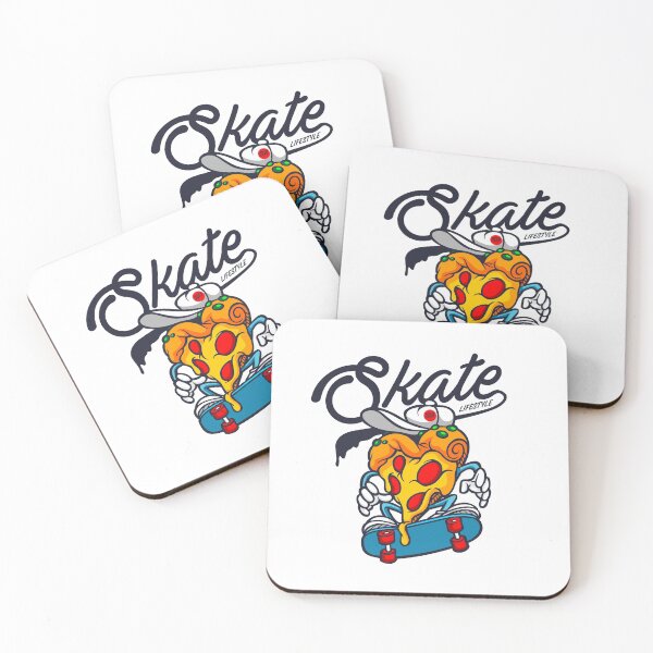 Item preview, modern pizza slice with skateboard designed and sold by RAIID.