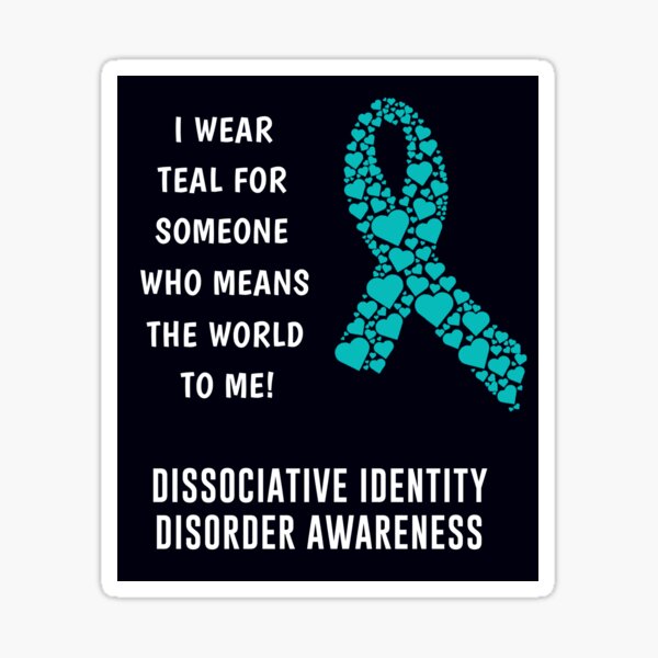 Dissociative Identity Disorder Awareness Sticker For Sale By Mikevdv2001 Redbubble