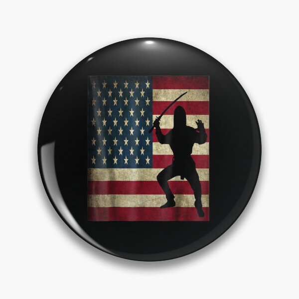 Item preview, Ninja Warrior American US Flag Gift designed and sold by cormorantfly.