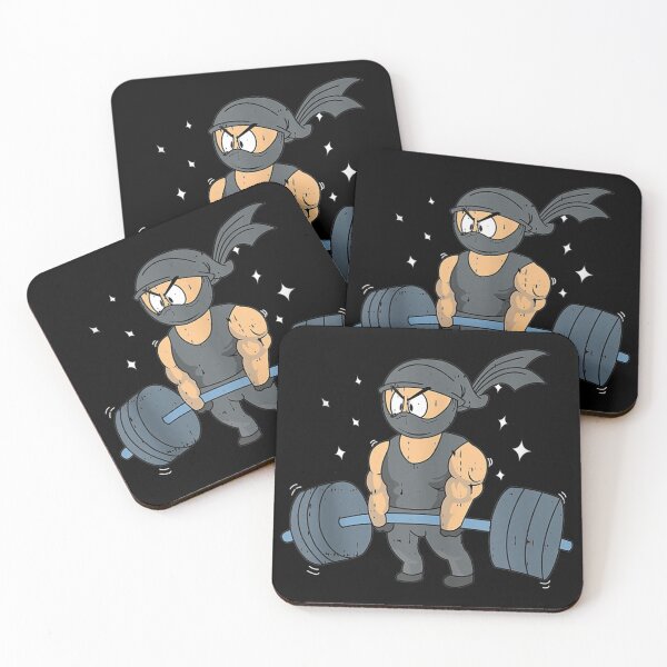 Item preview, Weight Lifting Ninja Warrior Cool Fitness Gym designed and sold by cormorantfly.
