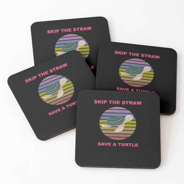 Item preview, Skip the Straw Save a Turtle Boho Swimming Summer Retro Vintage Sea designed and sold by Spaceshipsells.