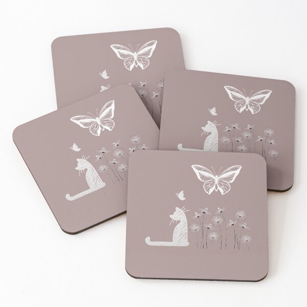Item preview, Butterfly and Cat Chalk  designed and sold by HandyDesign22.