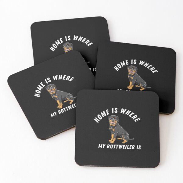 Item preview, Home is where my rottweiler is designed and sold by Theleochick.