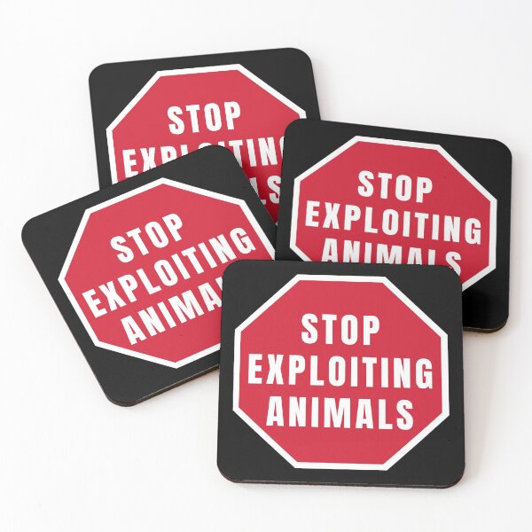 Item preview, Stop Exploiting Animals | Animal Rights | Veganism | Activism designed and sold by EarlessPierre.