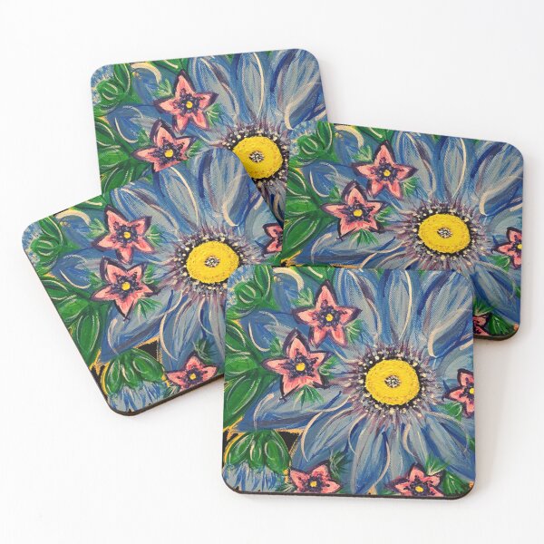 Item preview, Blue Whimsy Flower  designed and sold by Colettes-art.
