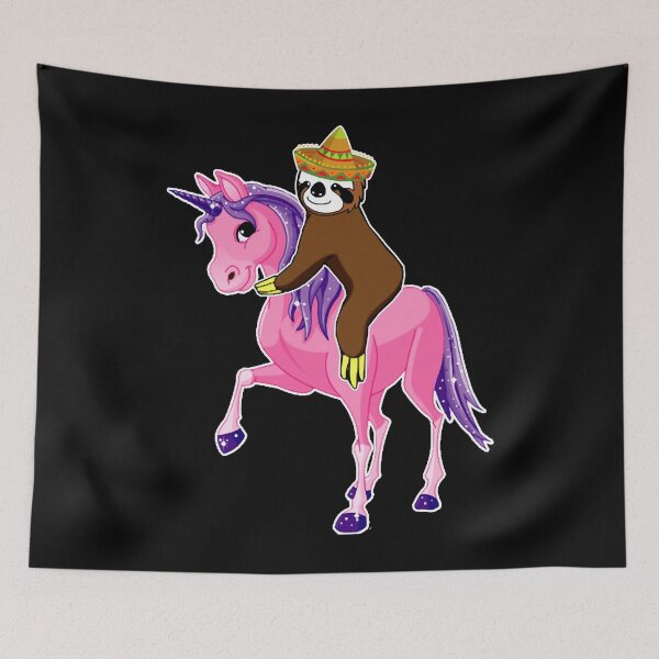 Item preview, Sloth rides Unicorn Cinco de mayo  designed and sold by Tucker0231.