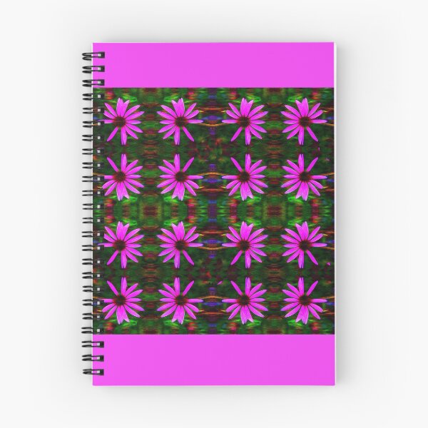 Item preview, Pink Coneflower with Missing Petal Pattern designed and sold by SeaChangeDesign.