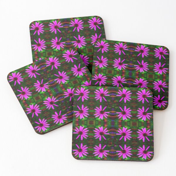 Item preview, Pink Coneflower with Missing Petal Pattern designed and sold by SeaChangeDesign.
