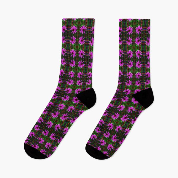 Item preview, Pink Coneflower with Missing Petal Pattern designed and sold by SeaChangeDesign.