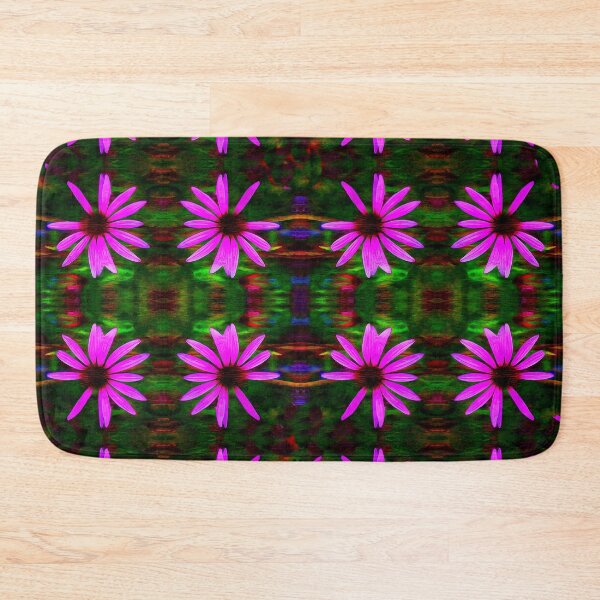 Item preview, Pink Coneflower with Missing Petal Pattern designed and sold by SeaChangeDesign.