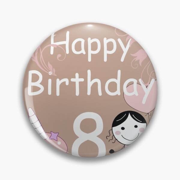 Item preview, Happy Birthday 8 designed and sold by della95.