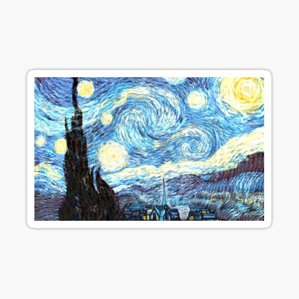 The Hairy Night Sticker