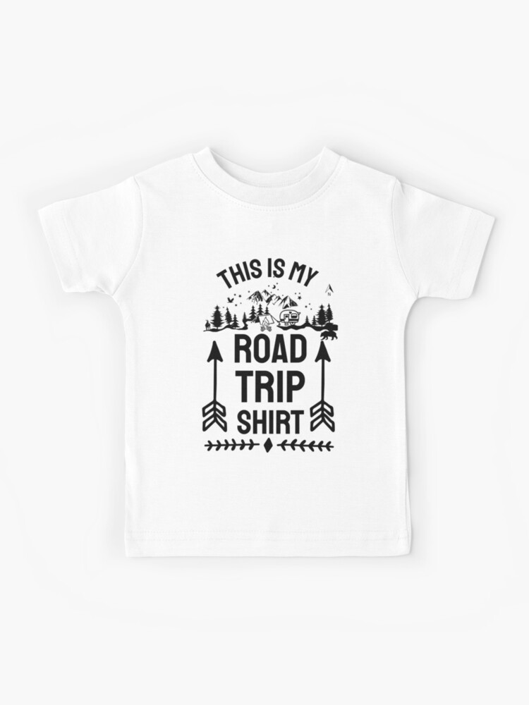 This Is My Road Trip T Shirt Summer Vacation Kids Traveling