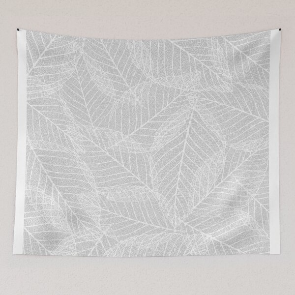 Item preview, White leaves Pattern designed and sold by DisenyosDeMike.