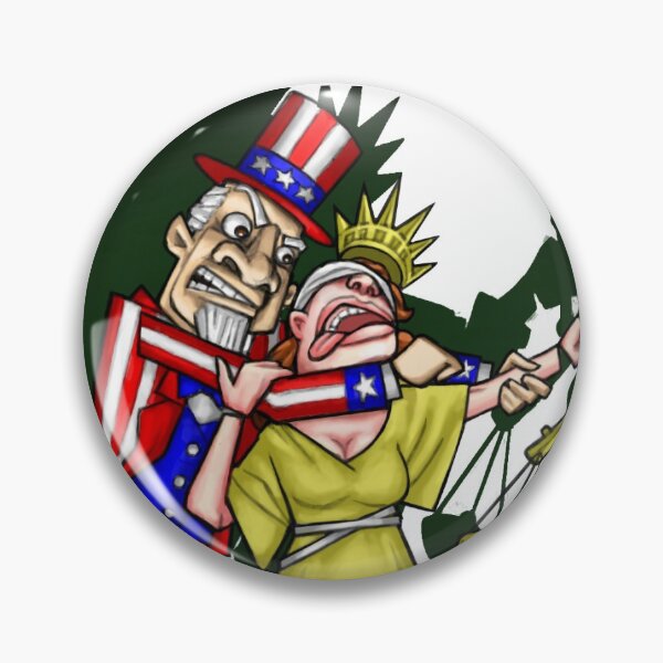 Aperçu de l'œuvre Oncle Sam contre Lady Liberty créée et vendue par mvandinter.