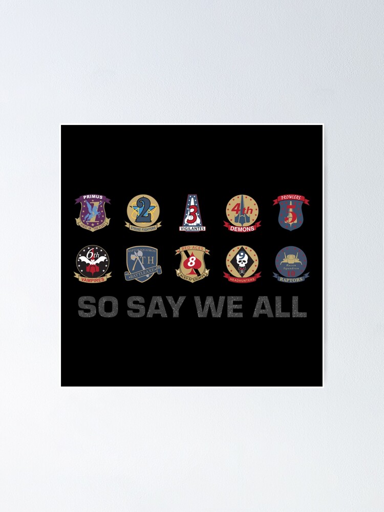Battlestar Galactica So Say We All Badges Sweat | Poster