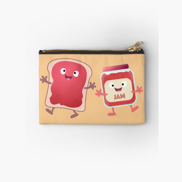 Item preview, Funny bread and jam cartoon characters  designed and sold by FrogFactory.