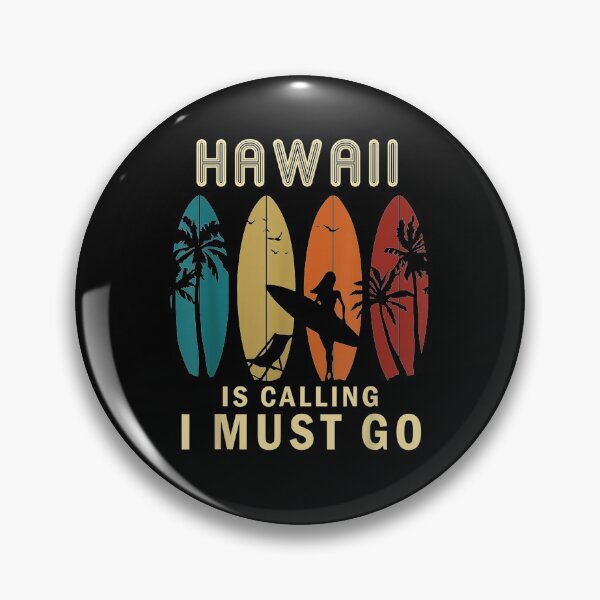 Item preview, Hawaii Is Calling I Must Go Vintage Summer Beach Gift  designed and sold by dominique235.