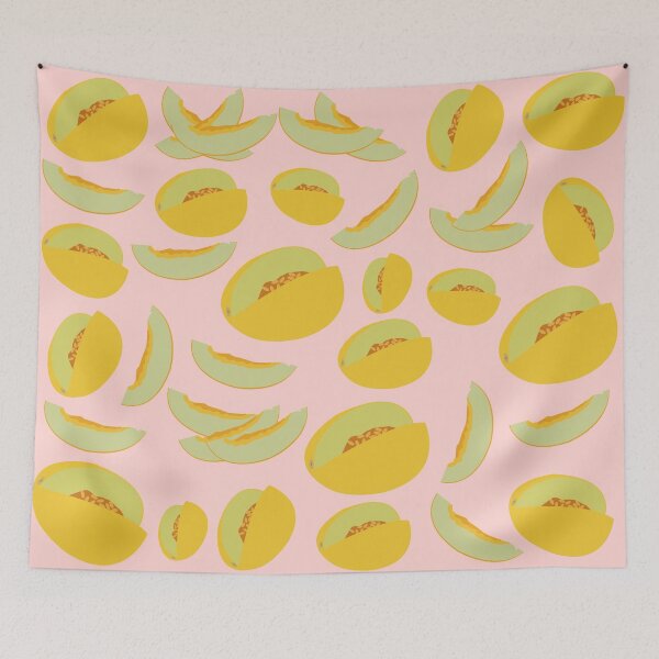 Item preview, Honeydew Melons Fruit Pattern designed and sold by idovedesign.