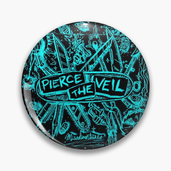 Item preview, Pierce the Veil - Misadventures (Cyan Inverted) designed and sold by petghost000.