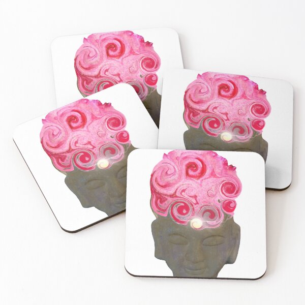 Item preview, Buddha with flowers open your consciousness designed and sold by MabelGtz.